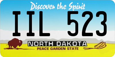 ND license plate IIL523