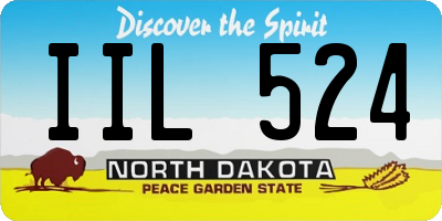 ND license plate IIL524