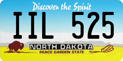 ND license plate IIL525