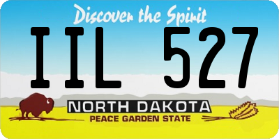 ND license plate IIL527