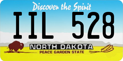 ND license plate IIL528