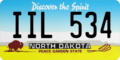 ND license plate IIL534