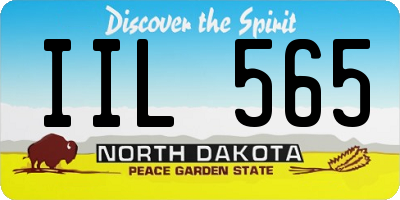 ND license plate IIL565