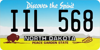 ND license plate IIL568