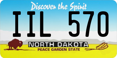ND license plate IIL570