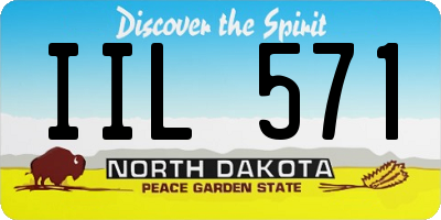 ND license plate IIL571