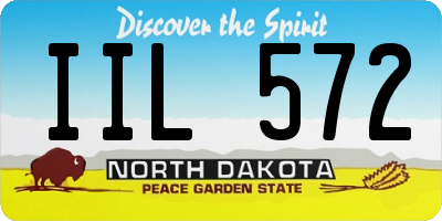 ND license plate IIL572