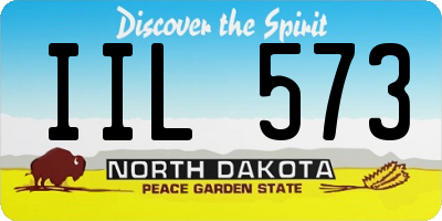 ND license plate IIL573