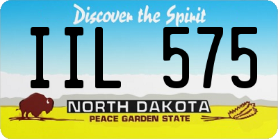 ND license plate IIL575