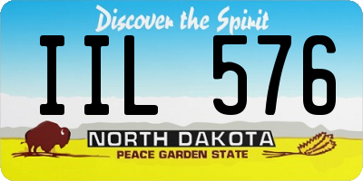 ND license plate IIL576