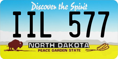ND license plate IIL577