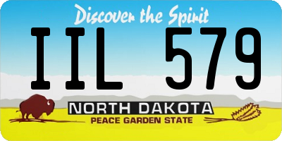 ND license plate IIL579