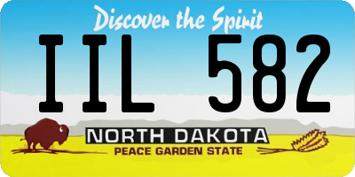 ND license plate IIL582