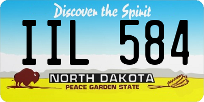 ND license plate IIL584