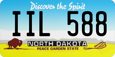 ND license plate IIL588