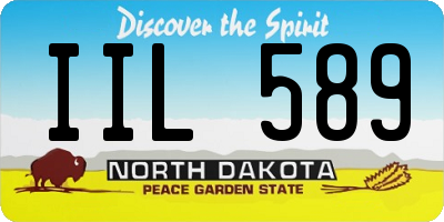 ND license plate IIL589