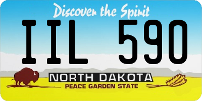 ND license plate IIL590