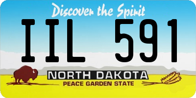 ND license plate IIL591