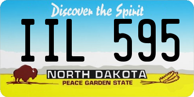 ND license plate IIL595
