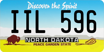 ND license plate IIL596