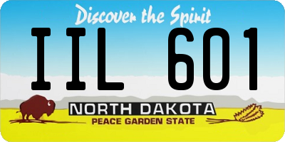 ND license plate IIL601