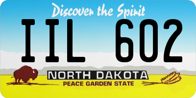 ND license plate IIL602