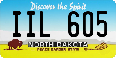 ND license plate IIL605
