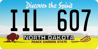 ND license plate IIL607