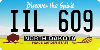 ND license plate IIL609