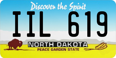 ND license plate IIL619