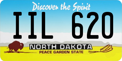 ND license plate IIL620