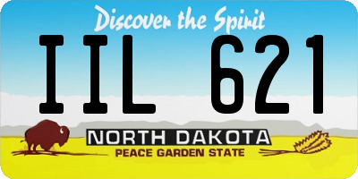ND license plate IIL621