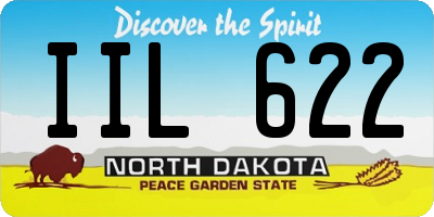 ND license plate IIL622