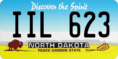 ND license plate IIL623