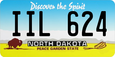 ND license plate IIL624