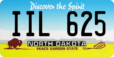 ND license plate IIL625