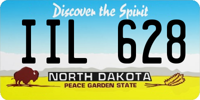 ND license plate IIL628