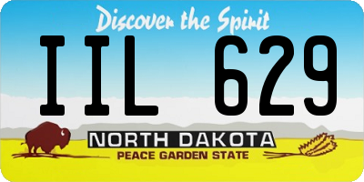 ND license plate IIL629