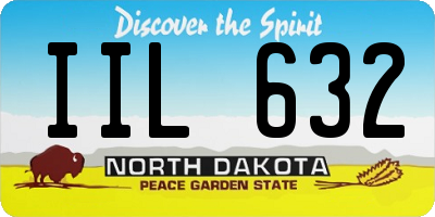 ND license plate IIL632