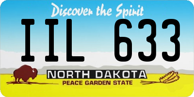ND license plate IIL633
