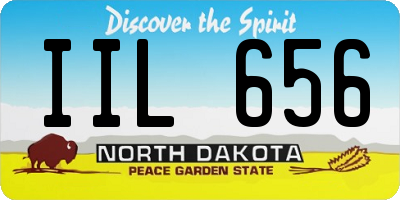 ND license plate IIL656