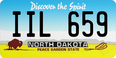 ND license plate IIL659