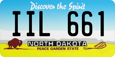 ND license plate IIL661