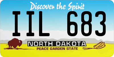 ND license plate IIL683
