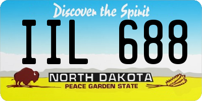 ND license plate IIL688