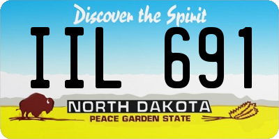 ND license plate IIL691