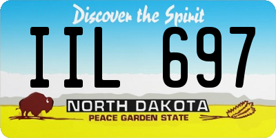 ND license plate IIL697