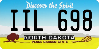 ND license plate IIL698