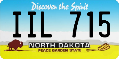 ND license plate IIL715