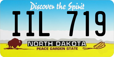 ND license plate IIL719